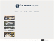 Tablet Screenshot of kewbaptist.com